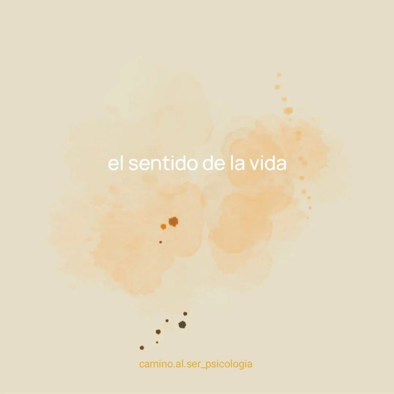 el sentido de la vida